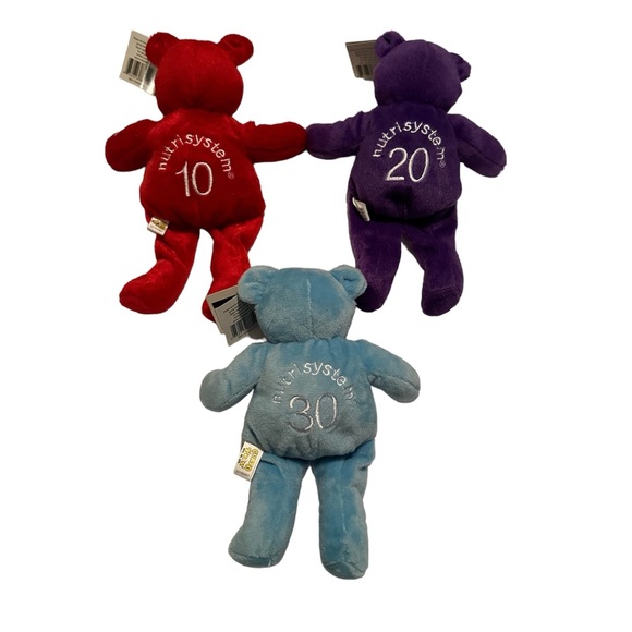 3 Nutrisystem Goal Bears. New with tags - Picture 2 of 2